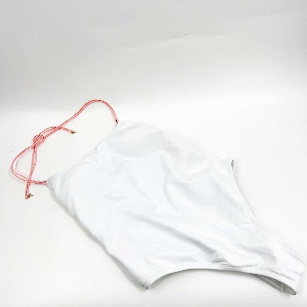 ✅ NWOT VICTORIA'S SECRET WHITE HI-CUT‎ ONE PIECE SIZE LARGE